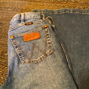 Wrangler retro bell bottom jeans